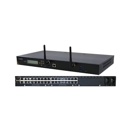 Perle IOLAN SCG34 S-W Console Server: 32 x software selectable RS232/422/485 RJ45 interfaces, 2 x 04035144